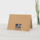 Dank u vanuit het hart - Hondenliefhebber Bedankkaart (Achterkant)