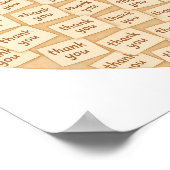 Dank u vanuit mijn hart poster (Hoek)