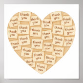 Dank u vanuit mijn hart poster (Voorkant)