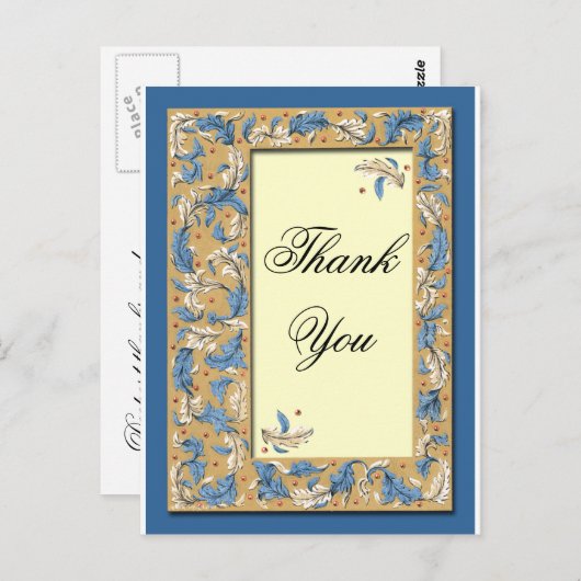 Dank u Veren Briefkaart (Voorkant / Achterkant)