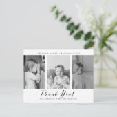 Dank u Verjaardag Foto Post Kaart (Staand voorkant)