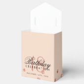 Dank u Verjaardag Roos Gouden Glitter Confetti Bedankdoosjes (Geopend)