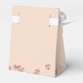 Dank u Verjaardag Roos Gouden Glitter Confetti Bedankdoosjes (Achterkant)