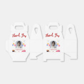 Dank u Verjaardagsfeestje Personaliseer Kaart Bedankdoosjes (Uitgevouwen)