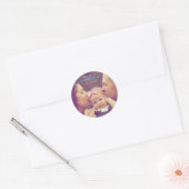 Dank u verjaardagsfoto sticker (Envelop)