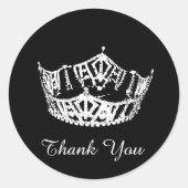 Dank u verkiezing Kroon Sticker (Voorkant)