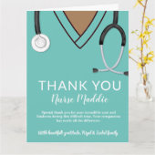 Dank U Verpleegkundige en Doctor Kaart (Gele Bloem)