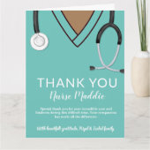 Dank U Verpleegkundige en Doctor Kaart (Voorkant)