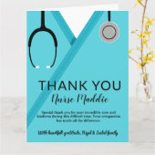 Dank U Verpleegkundige en Doctor Kaart (Gele Bloem)