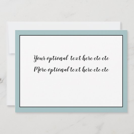 Dank u Verpleegster Flat Kaart (Achterkant)