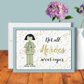 Dank u Verpleegster Flat Kaart