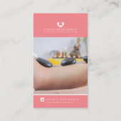 Dank u verwijzing foto promo koraal herhalen visitekaartje (Achterkant)