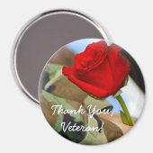 Dank u Veteraan Magnet (Voorkant / Achterkant)