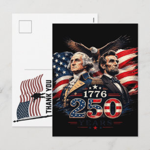 Dank U Veteranen Amerikaanse Vlag Herdenkingsdag Feestdagenkaart