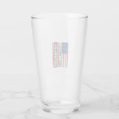 Dank U Veteranen Bedrukte Vlag Vector Design_1 Glas (Achterkant)