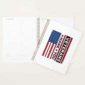 Dank U Veteranen Bedrukte Vlag Vector Design_1 Planner (Display)