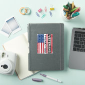 Dank U Veteranen Bedrukte Vlag Vector Design_1 Sticker (iPad Cover)