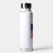 Dank U Veteranen Bedrukte Vlag Vector Design_1 Waterfles (Rechts)