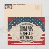 Dank U Veteranen Briefkaart (Voorkant / Achterkant)