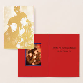 Dank u veteranen Folie Kaart