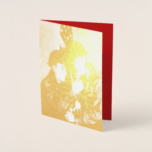 Dank u veteranen Folie Kaart (Voorkant)