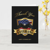 Dank u Veteranen Kaart (Gele Bloem)