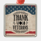 Dank U Veteranen Ornament (Voorkant)