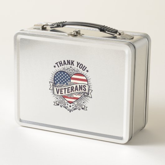 Dank U Veteranen Patriottisch Hart Vector Design_1 (Voorkant)