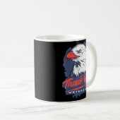 Dank u veteranen voor de dag van de patriottische  koffiemok (Voorkant rechts)