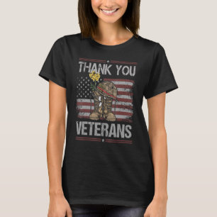 Dank u veteranen voor de strijd tegen boots Vetera T-shirt