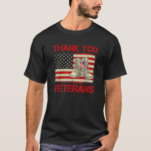 Dank u veteranen voor de strijd tegen boots Vetera T-shirt