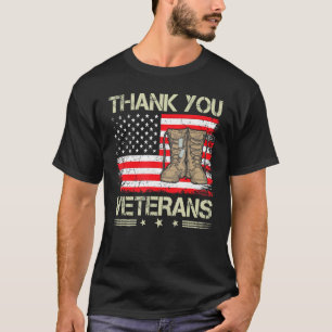 Dank u veteranen voor de strijd tegen boots Vetera T-shirt