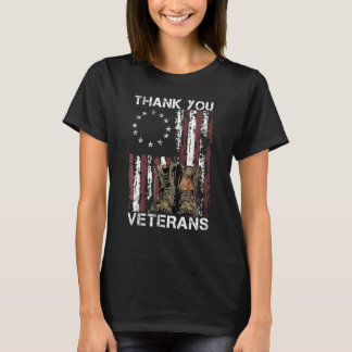 Dank u veteranen voor de strijd tegen boots Vetera T-shirt