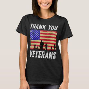 Dank u veteranen voor de strijd tegen boots Vetera T-shirt