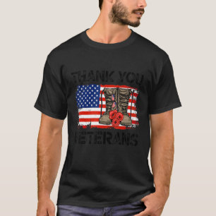 Dank u veteranen voor de strijd tegen boots Vetera T-shirt
