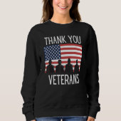 Dank u veteranen voor de strijd tegen boots Vetera Trui (Voorkant)