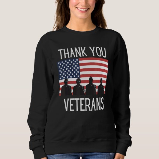 Dank u veteranen voor de strijd tegen boots Vetera Trui (Voorkant)