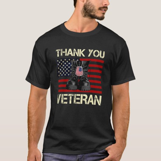 Dank u veteranen voor de strijd tegen de Amerikaan T-shirt (Voorkant)