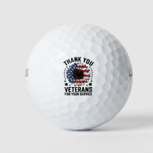 Dank U Veteranen Zonnebloem Militaire Veteranen Da Golfballen