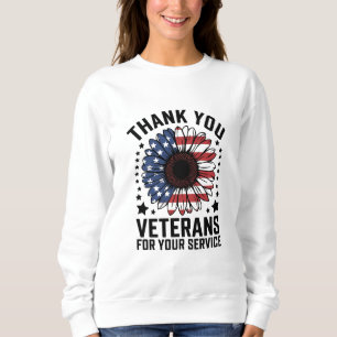 Dank U Veteranen Zonnebloem Militaire Veteranen Da Trui