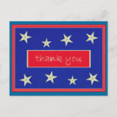 Dank u ... Veterans Day-ansichtkaart Briefkaart (Voorkant)