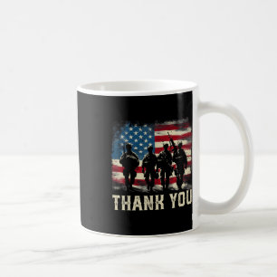 Dank u Veterans Day Memorial Day Partiotic USA Koffiemok