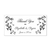 Dank u, Vines Botanical gepersonaliseerd Rubberstempel (Afrduk)