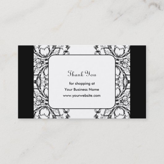 Dank u Visitekaartje (Voorkant)