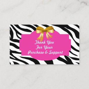 Dank u visitekaartje