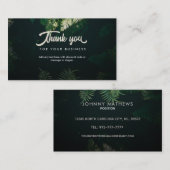 Dank u Visitekaartjes (Voorkant / Achterkant)