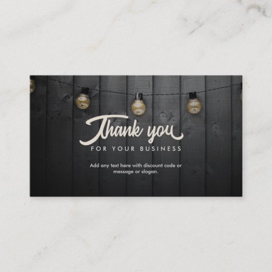 Dank u Visitekaartjes (Voorkant)