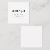 Dank u Visitekaartjes Dank u de Kaarten van het Tu (Voorkant / Achterkant)