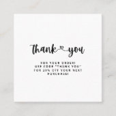 Dank u Visitekaartjes Dank u de Kaarten van het Tu (Voorkant)