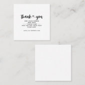 Dank u Visitekaartjes Dank u de Kaarten van het Tu (Voorkant / Achterkant)